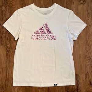 Adidas Floral Logo T-Shirt